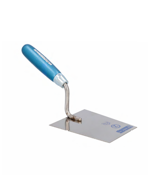 Truelle/spatule de plâtrier trapézoïdale en acier inoxydable