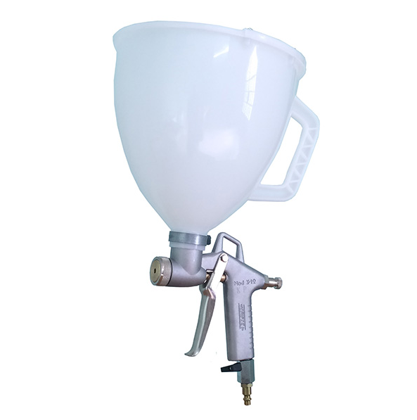Pistolet de pulvérisation avec godet supérieur