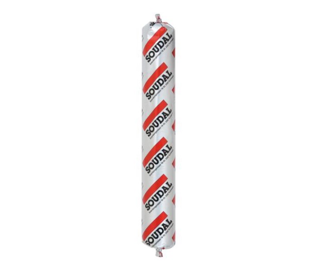 Soudal silirub 2 transparent (600 ml) - Boîte 12 pièces