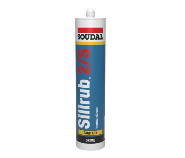 Soudal silirub 2s (tube 300ml) - Boîte 15 pièces