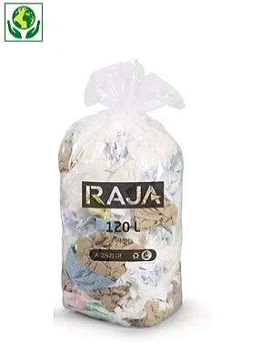 Garbage bags transparent 120l - 10 pieces