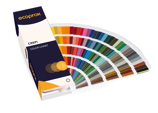 Ecoprox silicone plaster color chart