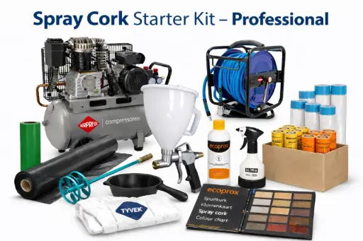 Spraycork Kit de démarrage professionnel